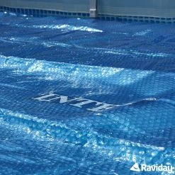Bâche à Bulles Intex Pour Piscine Rectangulaire L 7,32 X L 3,66 M -Bleu Piscine bache bulles intex raviday 3