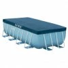 Bâche De Protection Intex Pour Piscine Tubulaire Rectangulaire L 4 X L 2 M