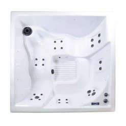 Spa Acrylique NetSpa Square 5 Personnes 10 Spa Acrylique NetSpa Square 5 Personnes -Bleu Piscine cuve acrylique spa rigide 5 places square 1