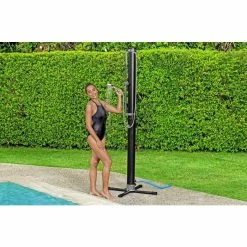 Douche Solaire Bestway 20 L Pour Piscine -Bleu Piscine douche solaire solarflow 20l flowclear 3