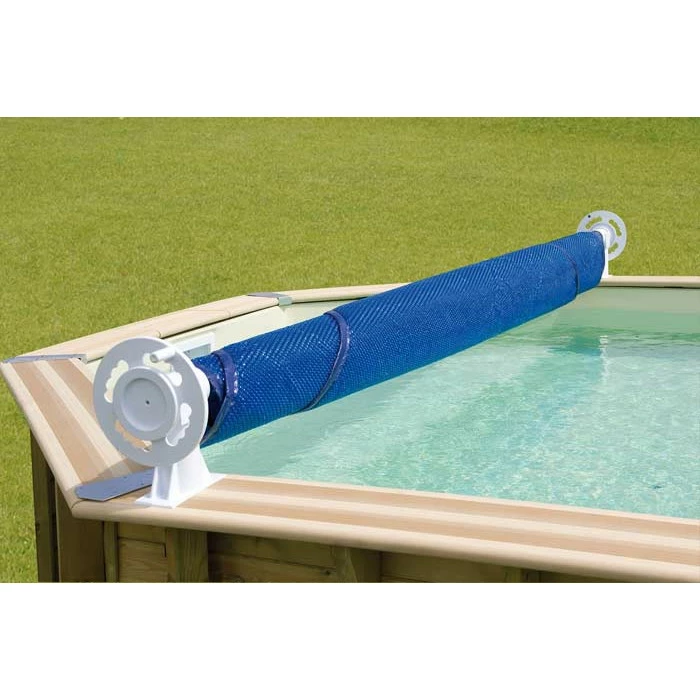 Enrouleur De Bâche à Bulles Pour Piscine En Bois Ubbink Luxe 2 Enrouleur De Bâche à Bulles Pour Piscine En Bois Ubbink Luxe – Image 2