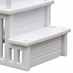 Escalier 4 Marches Gre Pour Piscine Enterrée -Bleu Piscine escalier 4 marches zoom