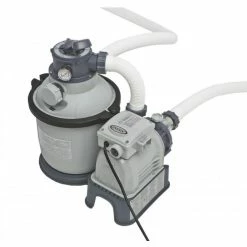 Piscine Tubulaire Ronde Intex Graphite 4.78 X 1.24 M -Bleu Piscine filtre sable 4m3 intex 28644fr 1 1