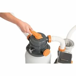Filtre à Sable Complet Bestway Flowclear 5,6 M³/h -Bleu Piscine flowclear bestway 5 678 m3h vanne