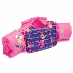 Gilet De Natation Avec Brassards Intégrés Bestway -Bleu Piscine gilet nation avec brassards integres bestway sirene requin 2