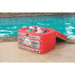 Glacière Gonflable Bestway Fashion Décor Radio 8 Glacière Gonflable Bestway Fashion Décor Radio -Bleu Piscine glaciere gonflable fashion decor radio bestway 2