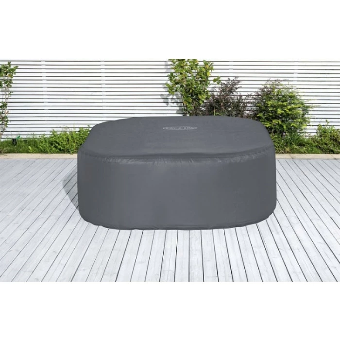 Couverture Thermique Pour Spa Carré Bestway L 180 X L 180 X H 71 Cm 4 Couverture Thermique Pour Spa Carré Bestway L 180 X L 180 X H 71 Cm – Image 4