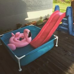 Piscinette Intex Metal Frame Junior Bleu 5 Piscinette Intex Metal Frame Junior Bleu -Bleu Piscine intex mini frame