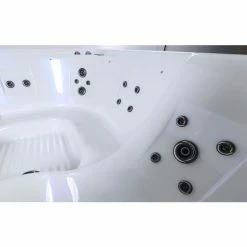 Spa Acrylique NetSpa Square 5 Personnes 9 Spa Acrylique NetSpa Square 5 Personnes -Bleu Piscine jets buses jacuzzi exterieur square 1