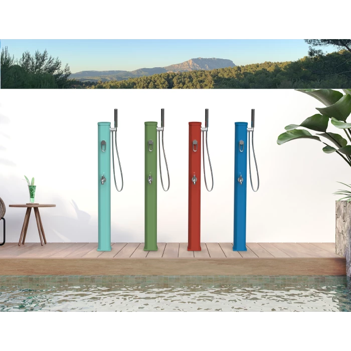 Douche Solaire Jolly Go 20L-Bleu Capri 3 Douche Solaire Jolly Go 20L-Bleu Capri – Image 3