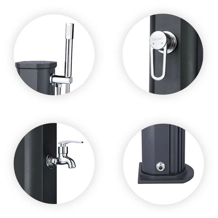 Douche Solaire Jolly Go 20L-Bleu Capri 2 Douche Solaire Jolly Go 20L-Bleu Capri – Image 2