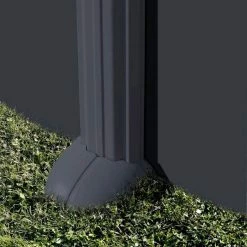 GRE Piscine Ovale Acier Gré Gris Anthracite - 6,10 X 3,75 X 1,30 M -Bleu Piscine kitprov618gy piscine ovale acier gre gris anthracite 1 32m 610x375cm pied