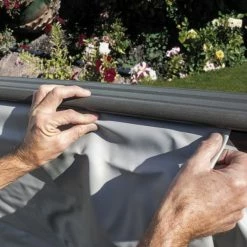 GRE Piscine Carrée Composite Gré 3,26 X 3,26 X 0,96 M -Bleu Piscine kpcor28 piscine carree composite gre 326 326 cm liner