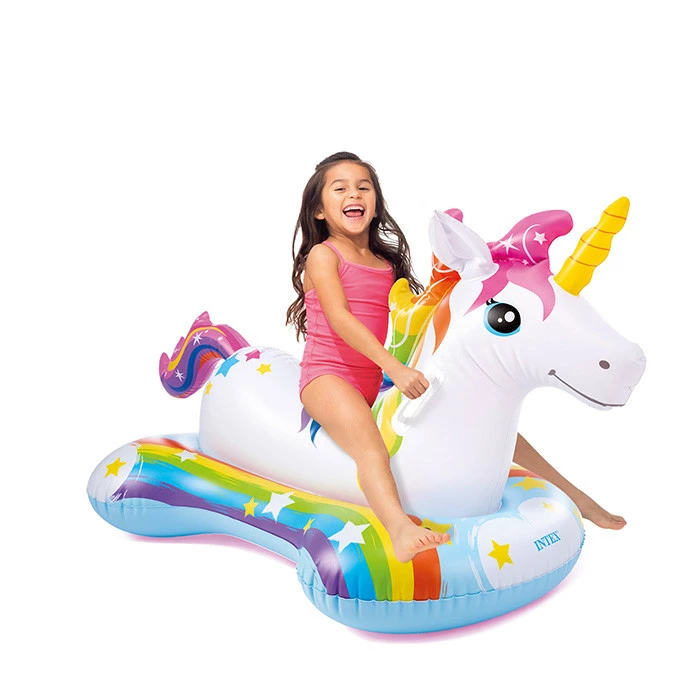 Licorne Gonflable Intex à Chevaucher 1 Licorne Gonflable Intex à Chevaucher