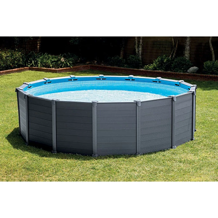 Liner Pour Piscine Intex Sequoïa / Graphite 4,78 X 1,24m Et Prism Frame Ø 4,57 X 1,22m 2 Liner Pour Piscine Intex Sequoïa / Graphite 4,78 X 1,24m Et Prism Frame Ø 4,57 X 1,22m – Image 2