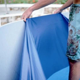 Liner Bleu Pour Piscine GRE - 6,10 X 3,75 X H 1,20 M - 40/100e 1 Liner Bleu Pour Piscine GRE - 6,10 X 3,75 X H 1,20 M - 40/100e