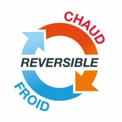 Pompe à Chaleur Poolex Nano Action Reversible 5 KW - Piscine < 30 M³ -Bleu Piscine logo reversible 3