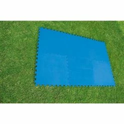 Lot De 9 Tapis De Sol Pour Piscine Ou Spa Bestway 50 X 50 Cm -Bleu Piscine lot de 8 tapis de protection bestway 58220 5 1