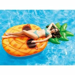 Matelas Gonflable Intex Ananas 5 Matelas Gonflable Intex Ananas -Bleu Piscine matelas gonflable intex ananas 1