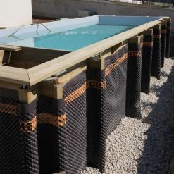 Film Drainant Delta MS 1,5 X 20 M Pour Piscine En Bois BWT MyPOOL - PROCOPI 8 Film Drainant Delta MS 1,5 X 20 M Pour Piscine En Bois BWT MyPOOL - PROCOPI -Bleu Piscine membrane alveolaire deltams original 2