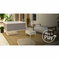 Spa Acrylique NetSpa Square 5 Personnes 12 Spa Acrylique NetSpa Square 5 Personnes -Bleu Piscine netspa square pointfort01 1