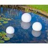 Pack Boules LED Ubbink Multibright Solar Float - 3 Tailles