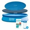 Pack Piscine Autoportée Intex Easy Set 3,66 X 0,76 M + Épurateur + Essentiels