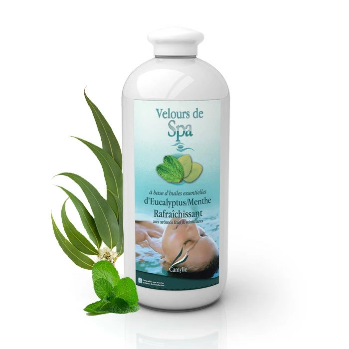 Parfum De Spa à Base D'huiles Essentielles D'Eucalyptus Et Menthe 1000 Ml 1 Parfum De Spa à Base D'huiles Essentielles D'Eucalyptus Et Menthe 1000 Ml