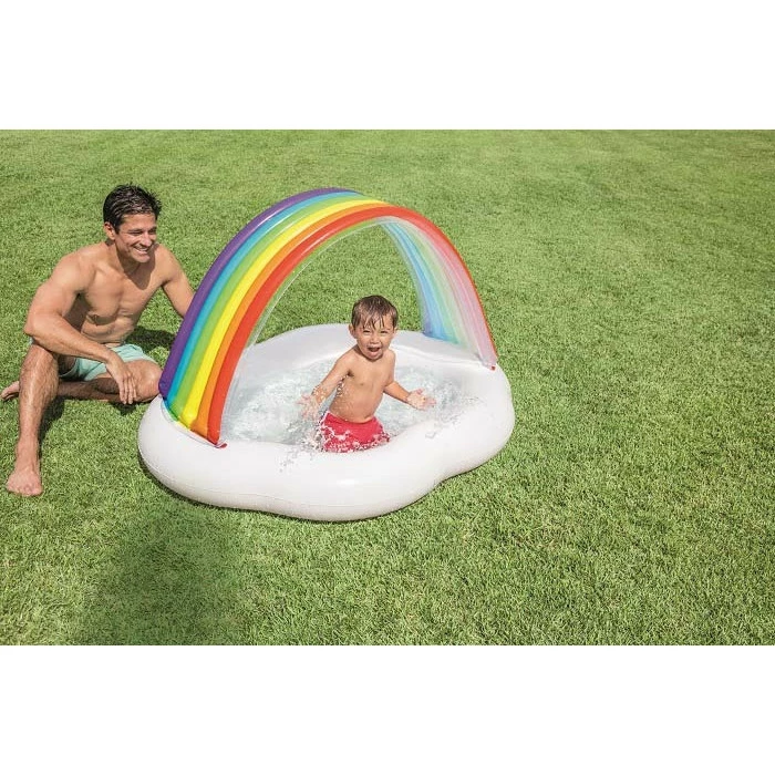 Pataugeoire Gonflable Intex Nuage + Arc-en-ciel 2 Pataugeoire Gonflable Intex Nuage + Arc-en-ciel – Image 2