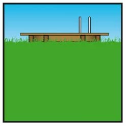 Piscine En Bois Rectangulaire Ubbink Linéa 15,50 X 3,50 X 1,55 M - Liner Bleu -Bleu Piscine picto coupe enterre