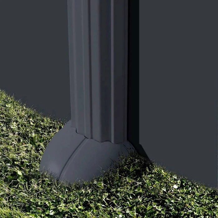 GRE Piscine Ovale Acier Gré Gris Anthracite - 7,30 X 3,75 X 1,32 M 6 GRE Piscine Ovale Acier Gré Gris Anthracite - 7,30 X 3,75 X 1,32 M – Image 6