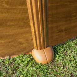 GRE Piscine Ronde Acier Gré Sicilia Imitation Bois - Ø 3 X 1,20 M 12 GRE Piscine Ronde Acier Gré Sicilia Imitation Bois - Ø 3 X 1,20 M -Bleu Piscine pied piscine gre imitation bois 1