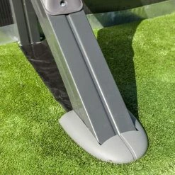 GRE Piscine Ovale Acier Gré Gris Anthracite - 7,30 X 3,75 X 1,20 M -Bleu Piscine pied piscine ovale gre gris anthracite zoom 1