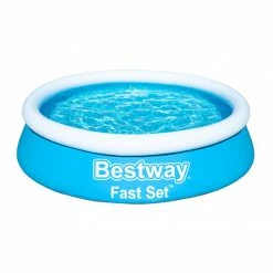 Piscine Autoportée Bestway Fast Set Ronde 1,83 X 0,51 M -Bleu Piscine piscine autoportee bestway fast set ronde 183 x 51 cm