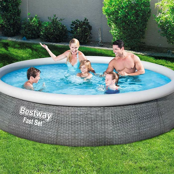 Piscine Autoportée Bestway Fast Set Aspect Rotin 3,96 X 0,84 M 5 Piscine Autoportée Bestway Fast Set Aspect Rotin 3,96 X 0,84 M – Image 5