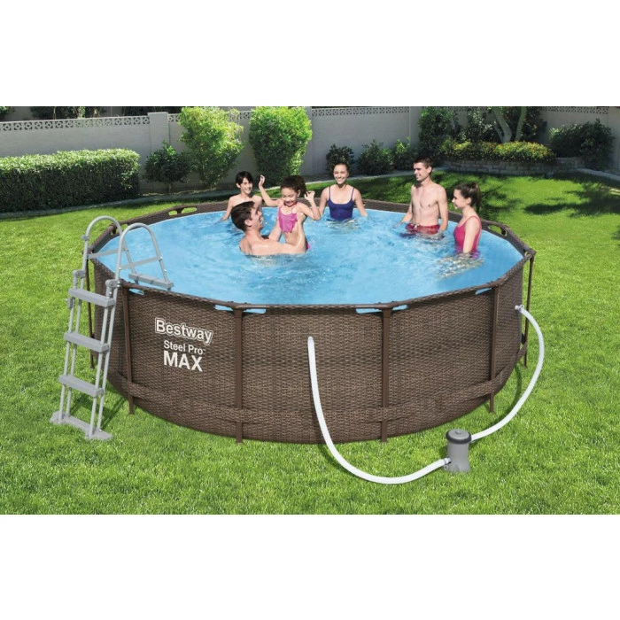Piscine Tubulaire Ronde Bestway Steel Pro Max 3,66 X 1,00 M 4 Piscine Tubulaire Ronde Bestway Steel Pro Max 3,66 X 1,00 M – Image 4