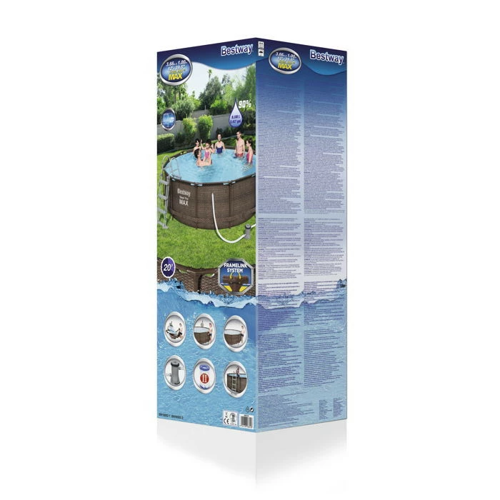 Piscine Tubulaire Ronde Bestway Steel Pro Max 3,66 X 1,00 M 3 Piscine Tubulaire Ronde Bestway Steel Pro Max 3,66 X 1,00 M – Image 3