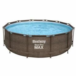 Piscine Tubulaire Ronde Bestway Steel Pro Max 3,66 X 1,00 M 16 Piscine Tubulaire Ronde Bestway Steel Pro Max 3,66 X 1,00 M -Bleu Piscine piscine bestway imitation bois 366 9