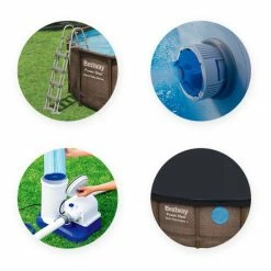 Piscine Tubulaire Ronde Bestway Power Steel Swim Vista 5,49 X 1,22 M 8 Piscine Tubulaire Ronde Bestway Power Steel Swim Vista 5,49 X 1,22 M -Bleu Piscine piscine bestway power steel vista 549 x 122 accessoires 1