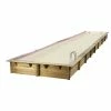 Piscine En Bois Rectangulaire Ubbink Linéa 15,50 X 3,50 X 1,55 M - Liner Beige