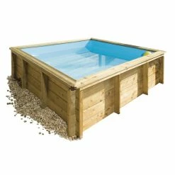 Piscinette Tropic Junior En Bois Pour Enfants 2 X 2 M