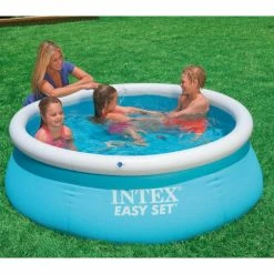 RECONDITIONNE - Piscine Autoportée INTEX Easy Set 1,83 X 0,51 M -Bleu Piscine piscine gonflable intex easy set 28101 1