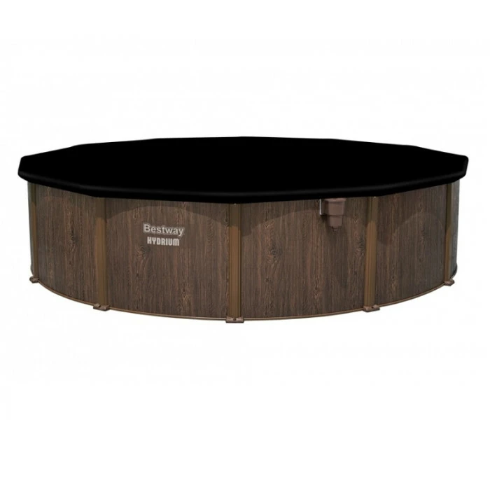 Piscine En Acier Bestway Hydrium Effet Bois Ø 5,50 X H 1,30 M 5 Piscine En Acier Bestway Hydrium Effet Bois Ø 5,50 X H 1,30 M – Image 5