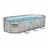 Piscine Tubulaire Ovale Bestway Power Steel Swim Vista 5,49 X 2,74 X 1,22