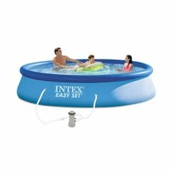 Piscine Autoportée Easy Set Intex 3,96 X 0,84 M 8 Piscine Autoportée Easy Set Intex 3,96 X 0,84 M -Bleu Piscine piscine intex easy set 28142fr