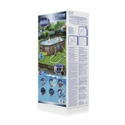 Piscine Tubulaire Ovale Bestway Power Steel Swim Vista 4,27 X 2,50 X 1 M -Bleu Piscine piscine ovale swim vista bestway studio carton emballage 56714