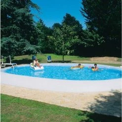 Piscine Ovale Zodiac Ovline 4000 -Bleu Piscine piscine ronde zodiac ovline 4000 ambiance 5