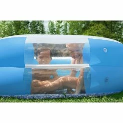 Piscine Gonflable Bestway Splash View Avec Sièges Et Hublot -Bleu Piscine piscine splash view bestway hublot 2