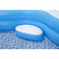 Piscine Gonflable Bestway Splash View Avec Sièges Et Hublot -Bleu Piscine piscine splash view bestway siege