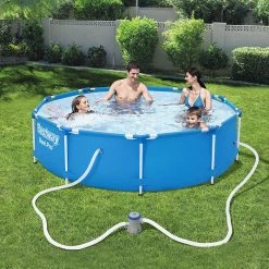 Piscine Tubulaire Bestway Ronde Steel Pro 3,05 X 0,76 M -Bleu Piscine piscine tubulaire bestway ronde steel pro 305 x 76 cm 2